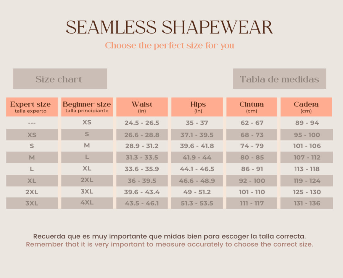 REF 339. Faja mediana compresión, invisible, larga