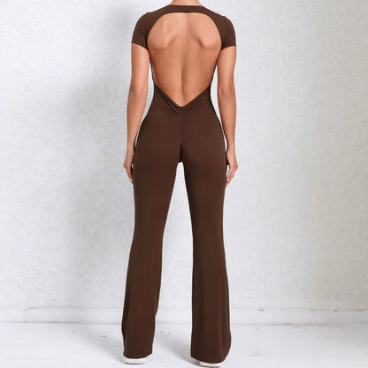 Sleek Flare Jumpsuit