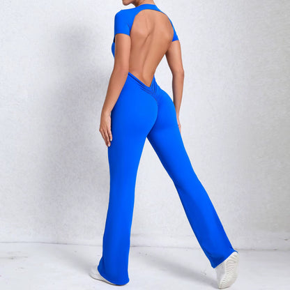 Sleek Flare Jumpsuit